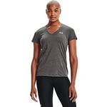 Under Armour Women Tech Short Sleeve V - Solid, Ladies T Shirt Made of 4-Way Stretch Fabric, Ultra-light & Breathable Running Apparel for Women