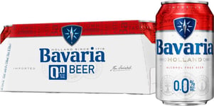 Bavaria 0.0 Percent Original Alcohol Free Beer 24 X 330 Ml Cans