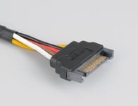 AKASA – SATA Power Cable Extension - 30cm, Cable sleeved (AK-CBPW04-30)