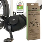 NC-17 EBike Protection moteur 4.0 L-XL | Néoprène | Pour tous les modèles courants de moteur central avec batterie dans le tube inférieur | Protection contre la pluie pour vélo électrique | Protection