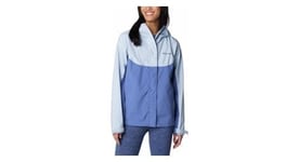 Veste impermeable femme columbia wahkeena falls 3l bleu