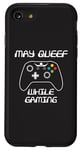 Coque pour iPhone SE (2020) / 7 / 8 May Queef While Gaming Funny Gamer Farting Jeu vidéo Pet