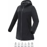 Veste Thermique Imperméable 3/4 Femme Noire XS pour Vélo, Design Pratique Tucano