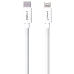 GROOV-E MFI LIGHTNING TO USB-C CHARGING CABLE 1M - WHITE - GVMA046WE