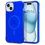 CYRILL by Spigen UltraSheer Mag Case Compatible with iPhone 15 (2023) [Compatible with MagSafe] - Denim