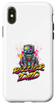 Coque pour iPhone X/XS This Dad Has Rizz Cool Retro Rizzler Dad Father's Day 2024