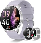 Smartwatch Femmes Hommes Avec Appels, 1,32"" Montre Intelligente Fitness Numérique, 20 Sport, Podomètre, Chronomètre, Moniteur De Spo2 Sommeil Fréquence Cardiaque, Android Ios Smart Watch