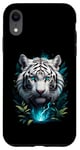 Coque pour iPhone XR tigre blanc