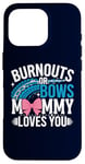 Coque pour iPhone 16 Pro Burnouts or Bows Mommy Loves You Baby Shower Sexe Reveal