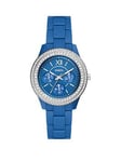 Fossil Stella Blue Castor Oil Ladies Watch, Blue, Women