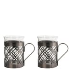 Magnor - Cape drinkglass 2 stk 25 cl gunmetal