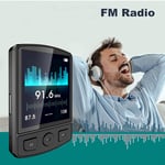 Portable Digital Music Media Player Back Clip MP3 Music Player FM Radio For