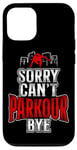 iPhone 12/12 Pro Parkour Free Running Traceur Vintage Sorry. Cant. Parkour Case