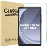 Procase 1 Verre Trempé pour Galaxy Tab A9 8.7” (SM-X110/X115/X117) en 2023, Film Protection d'Écran Protecteur Tablette Galaxy Tab A9 8.7 Pouces, Anti Rayures Sans Bulles 0.33mm Épaisseur Dureté 9H