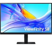 SAMSUNG ViewFinity S8 LS27D800UAUXXU 4K Ultra HD 27" IPS LCD Monitor - Black, Black