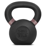 Yes4All Z9TZ Powder Coated Kettlebell Weight, 14 kg, Brown