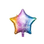 Folio ilmapallo "Happy Birthday" - 40 cm