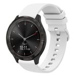 Garmin Vivomove 3 Urrem i silikone, 20mm - Hvid