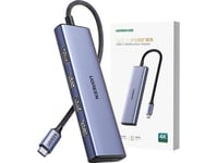 Ugreen Cm511 Usb-C To Hdmi Hub Adapter, 3X Usb-A 3.0, Sd/Tf