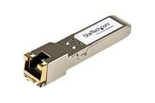 StarTech.com Palo Alto Networks PAN-SFP-PLUS-T Compatible SFP+ Module, 10GBASE-T, SFP+ to RJ45 Cat6/Cat5e, 10GE Gigabit Ethernet SFP+, RJ-45 (Copper) 30m, 10Gbps SFP+ Module Transceiver - Lifetime Warranty (PLUS-T-ST) - SFP+ sändar/mottagarmodul - 10GbE