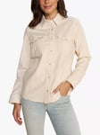 MOS MOSH Elvira Long Sleeve Pocket Detail Shirt, Ecru