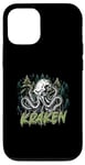 Coque pour iPhone 12/12 Pro Kraken Cryptozoologie Cryptozoologie Kraken