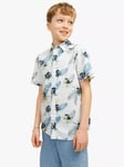 Jack & Jones Kids' Chill Floral Print Short Sleeve Shirt