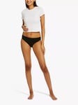 Love Luna Teens First Period Bikini Knickers, Pack of 3, Black