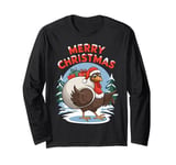 Merry Christmas Wild Turkey Long Sleeve T-Shirt