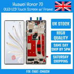 Huawei Honor 70 FNE-AN00 FNE-NX9 OLED LCD Touch Screen Digitizer w/ Frame