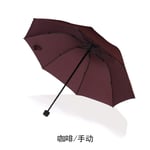 Parapluie publicitaire créatif Triple Pliant Petit Parapluie Frais-Light Purple Manual