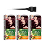 Lot de 3 crèmes de coloration pour cheveux Garnier Color Naturals toutes...