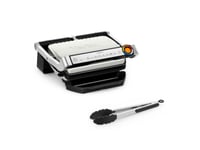 Tefal Optigrill+ Gc718d10 Smartgrill, 6 Programmer, Beredskapsindikator, Tykkelsesmåling, Dryppbrett