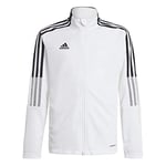 adidas Unisex Kids Tracksuit Jacket Tiro21 Tk Jkt Y, White, GM7313, 152 EU