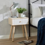 Romford 1 Drawer Bedside Table Storage Unit