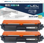 Cartouche de Toner Compatible 30A 30X CF230A CF230X 3500Pages (2Noir) Remplacement pour HP Laser Jet Pro M203D M203DN M203DW Laser Jet Pro MFP M227SDN M227D M227FDN M227FDW M203 M227.[G529]