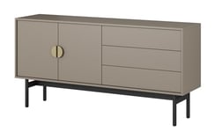 Selsey Meuble TV, Engineered Wood, Gris Pierre, 154 cm Largeur