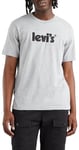 Levi's Men's Ss Relaxed Fit Tee T-Shirt, Poster Logo Mhg, S