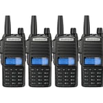 Talkie-walkie, fréquence double bande, 128 canaux, 4xUV-82-5W