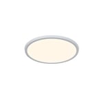 Plafonnier à LED blanc neutre 1700lm 14.5W IP44 ⌀30cm blanc GoodHome Thornaby