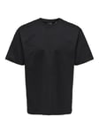 ONLY & SONS Men's Onsfred RLX SS Tee Noos T-Shirt, Black, S