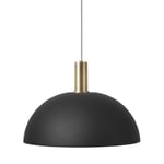 Ferm Living-Dome Pendel Lav, Sort/Messing