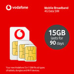 Vodafone 15GB Pay As You Go Data SIM Card