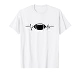 Football Heartbeat Pulse, Love of the Game T-Shirt