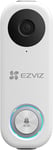 EZVIZ Wired Video Doorbell Camera, 2.4G/5G Dual Band Wi-Fi, 256 GB SD Card, No