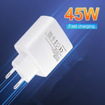 45W USB-C Laturi, Supernopea Laturi Type-C Puhelimille.