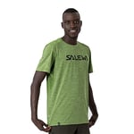 Salewa Men's Puez Hybrid 2 Dry M S/S Tee T Shirt, Yucca Melange, 3XL UK