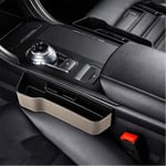 sikmoi Car Seat Organizer Holder Interior Gaps Storage Bag Box ABS Leather,For Key Card Phone Holder Trunk Auto Accessories Universal