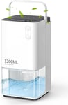 Dehumidifiers for Home Damp, Funme Dehumidifier 1200ml, Auto Off, 7 White 