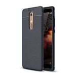 Nokia 5.1 Leather Texture Case Navy